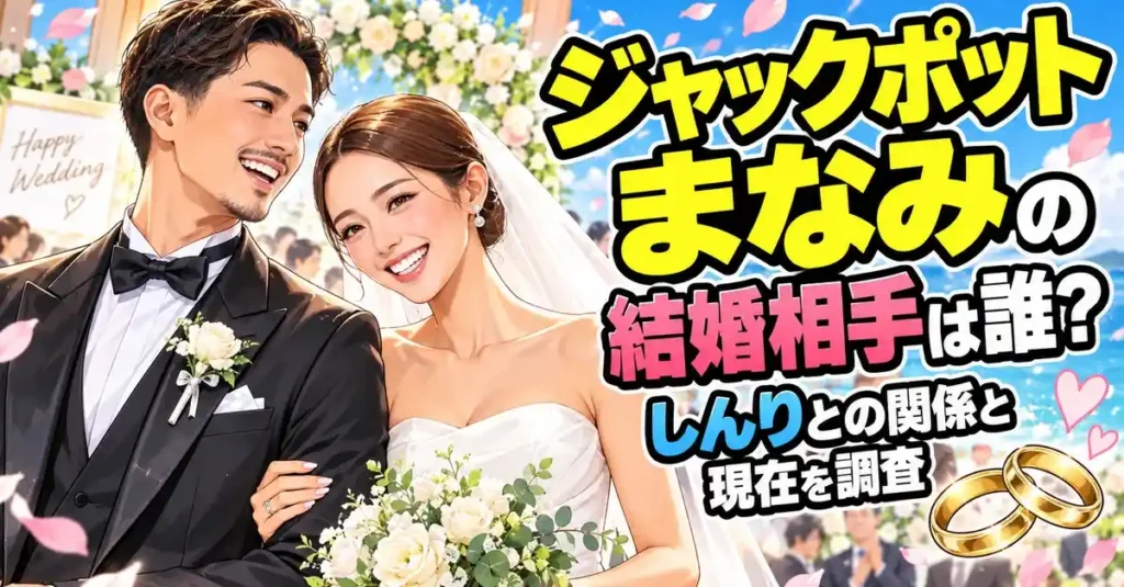 ジャックポットまなみの結婚相手は誰？しんりとの関係と現在を調査